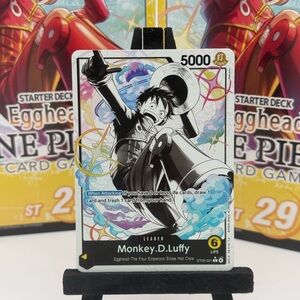 Monkey D Luffy ST29-001 Parallel Starter Deck Promo Leader One Piece Card